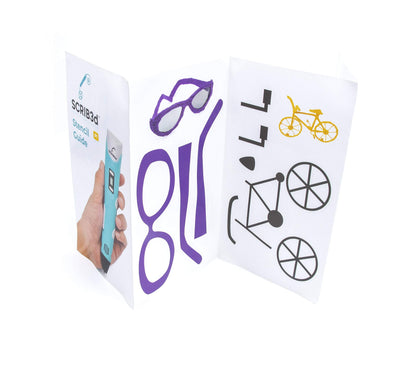 P1 3D Printing Pen with Display - Includes 3D Pen, 3 Starter Colors of PLA Filament, Stencil Book + Project Guide, and Charger